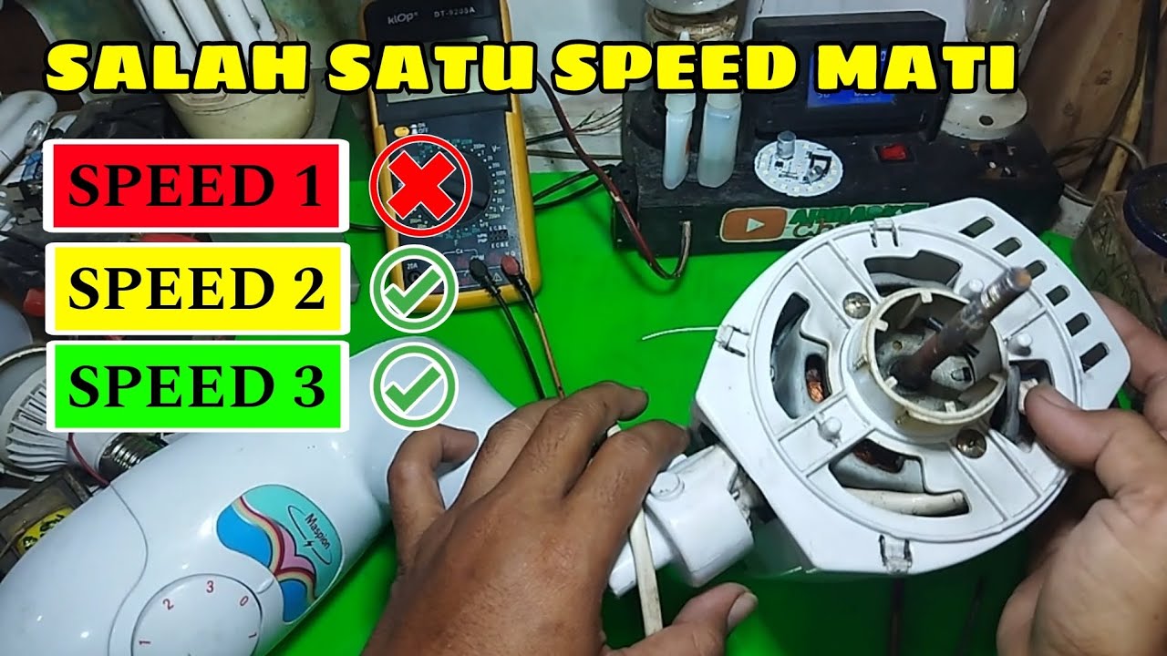 Kipas angin maspion speed 1 tidak berputar gampang caranya