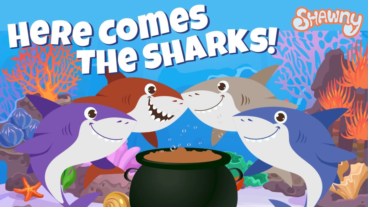 Here Comes The Sharks! | Sharks Song for Kids