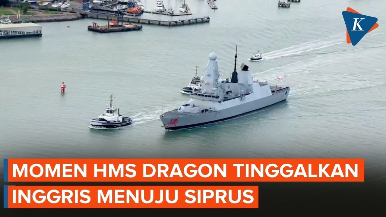 Momen Kapal Perang Inggris Bergerak ke Siprus di Tengah Memanasnya Timur Tengah