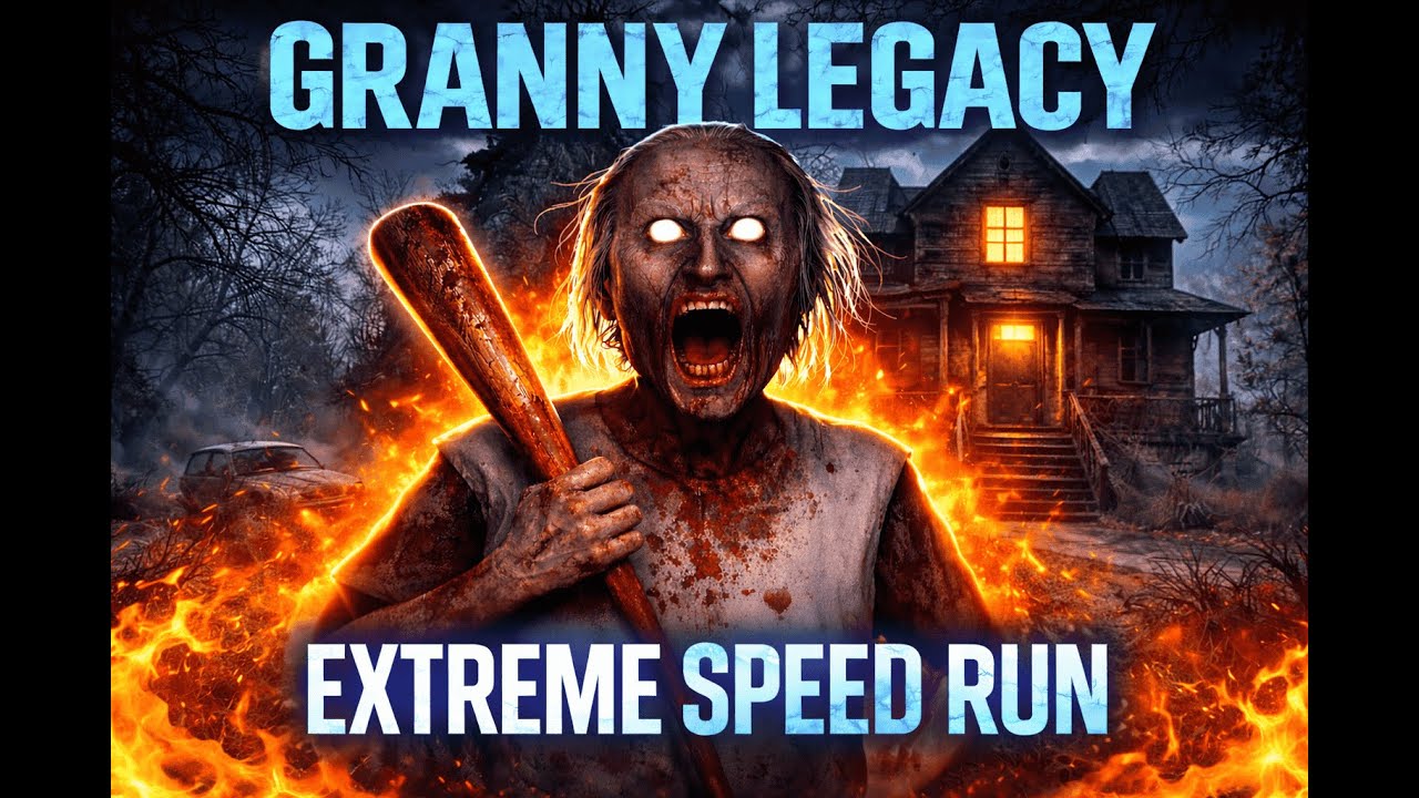 GRANNY SPEED RUN EXTREME MOD || #granny #horrorgaming