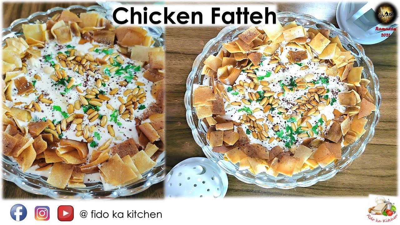 Lebanese Famous Dish - Chicken Fatteh ll by fido