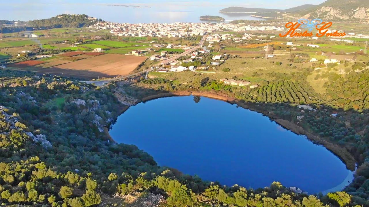ΛΙΜΝΗ ΚΟΜΗΤΗ ή ΛΙΜΝΟΒΡΟΧΙ, ΒΟΝΙΤΣΑ ΑΙΤΩΛΟΑΚΑΡΝΑΝΙΑ. COMET LAKE, VONITSA, AETOLIA-ACARNANIA, GREECE.