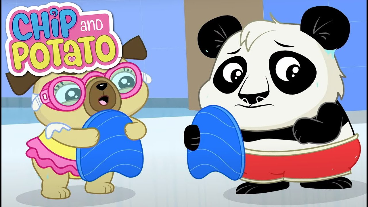 Chip and Potato | Aula de natação de Chip e Nico! | Desenhos animados para crianças | Netflix