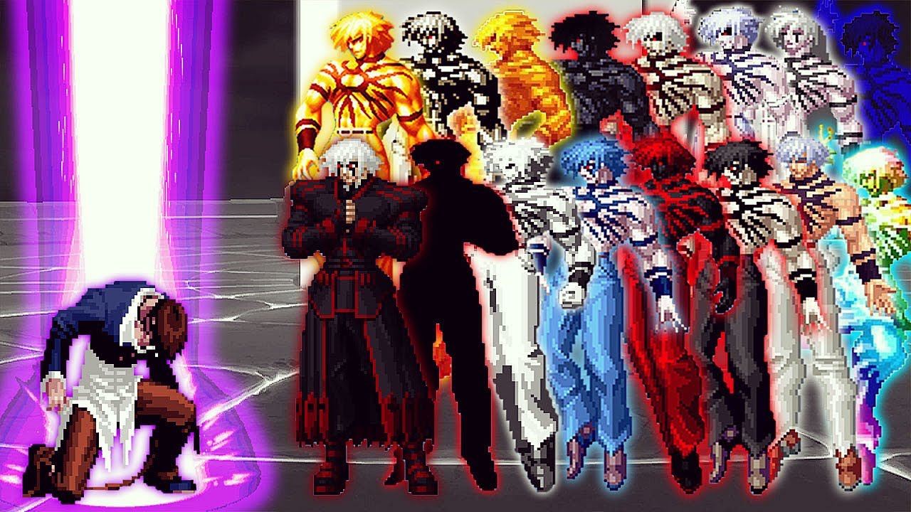 [KOF Mugen] Orochi Iori CT QS Vs 16 Ultimate Orochi Team