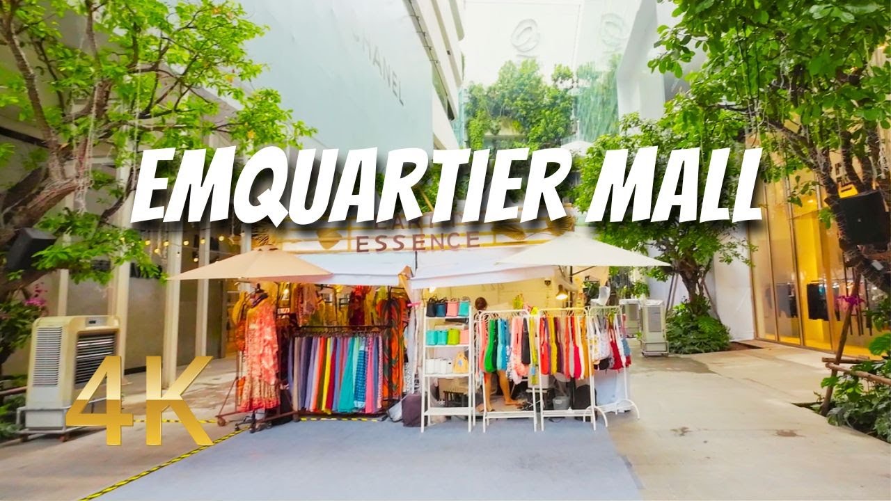 Bangkok&rsquo;s Luxury Mall Tour &ndash; EmQuartier Walk [4K HDR]
