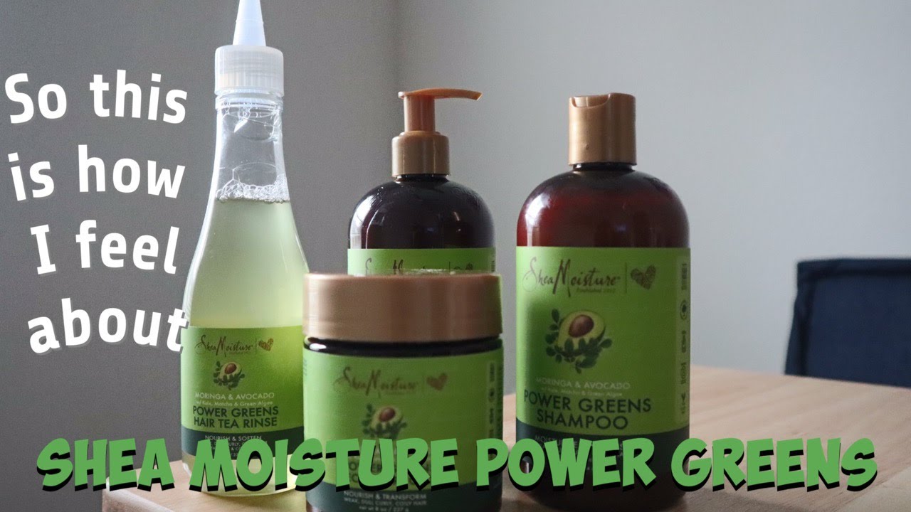 OK..ABOUT THIS SHEA MOISTURE 🥑🥬POWER GREENS🥬🥑 HONEST FIRST IMPRESSION