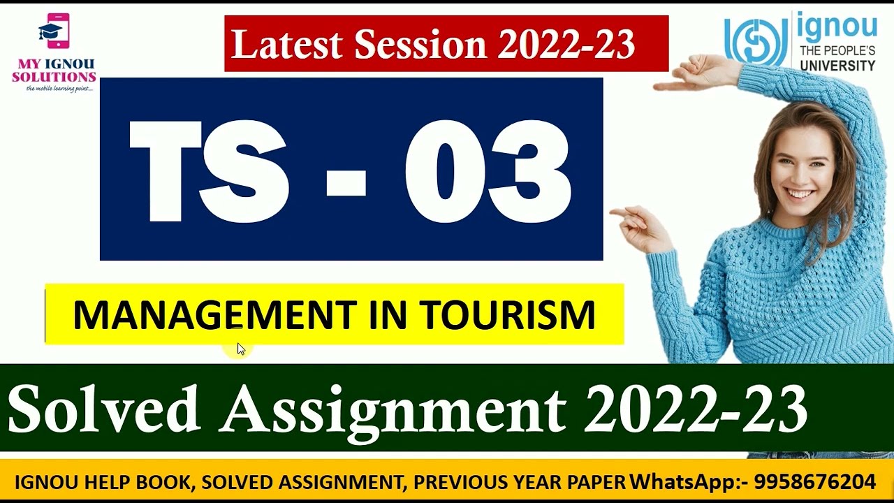 TS 3 Solved Assignment 2022-23 || MANAGEMENT IN TOURISM || Handwritten Assignment Available