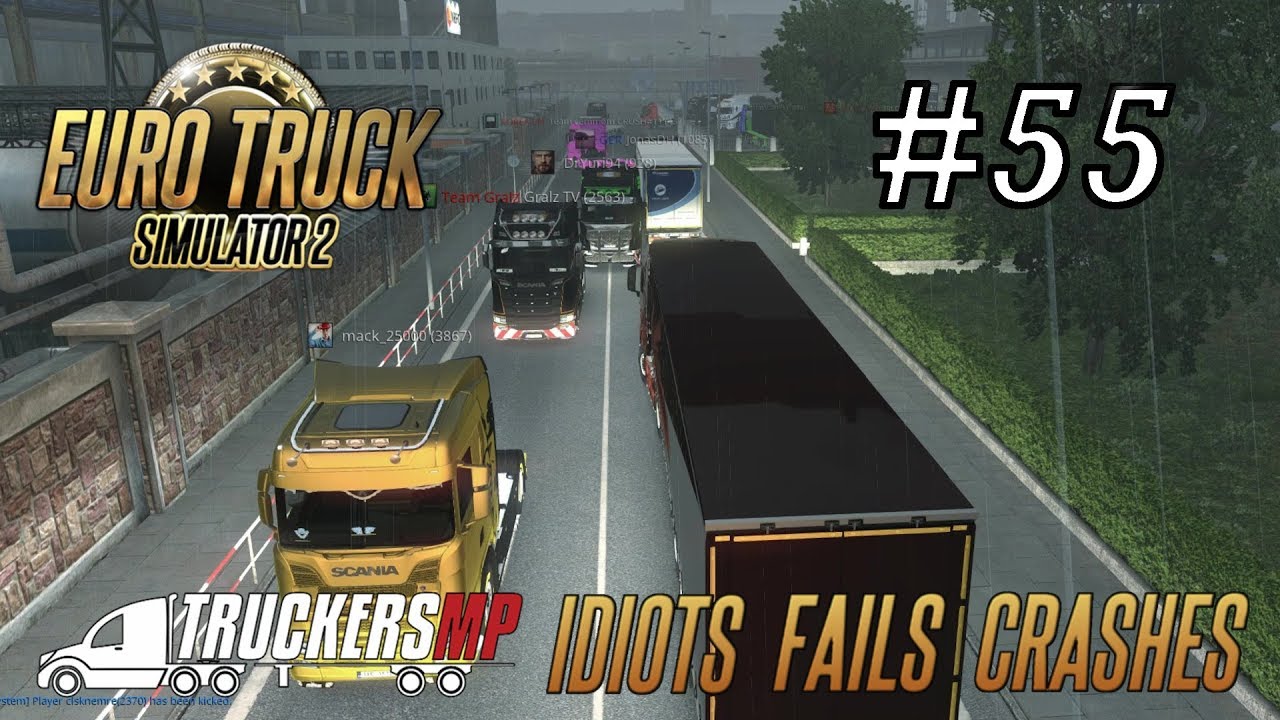ETS 2 - Multiplayer | Idiots, Crashes, Fails, Traffic Jam,...#55