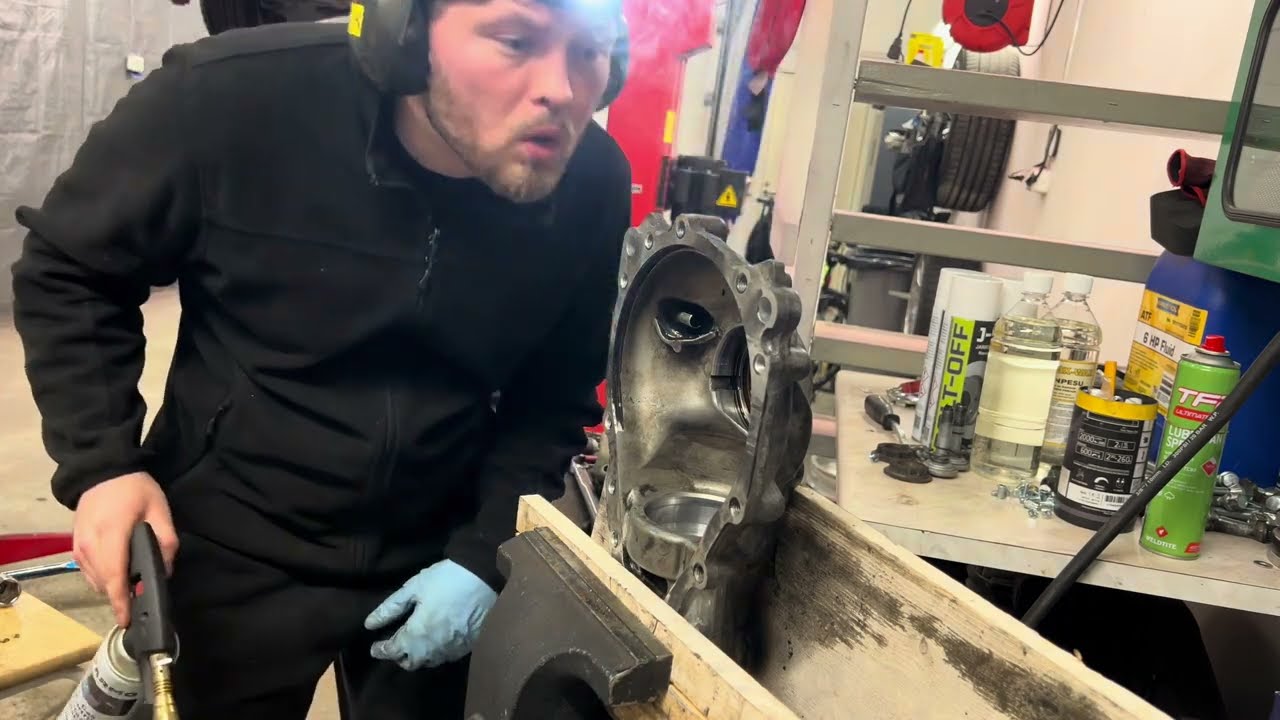 Bmw xDrive etuperän laakerointi. front differential bearings replacement