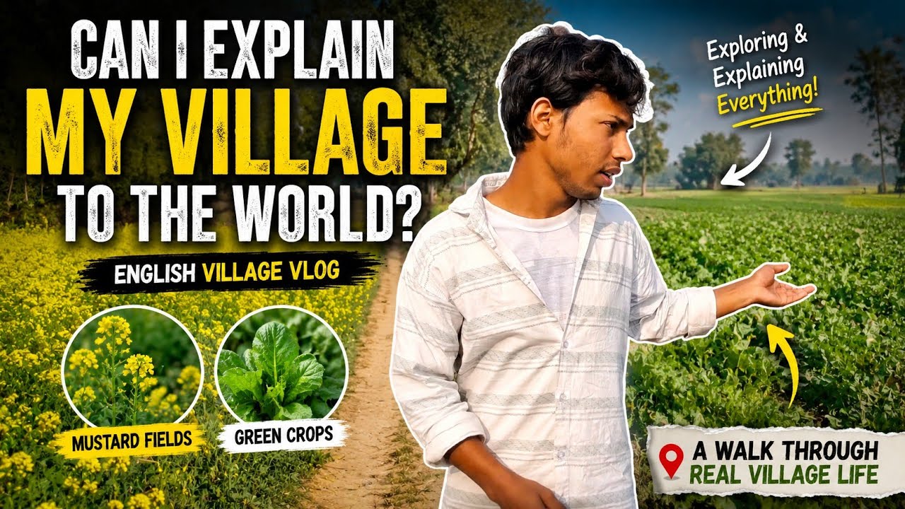 The Hidden Harvest: Mustard and Bean Adventures in the Village