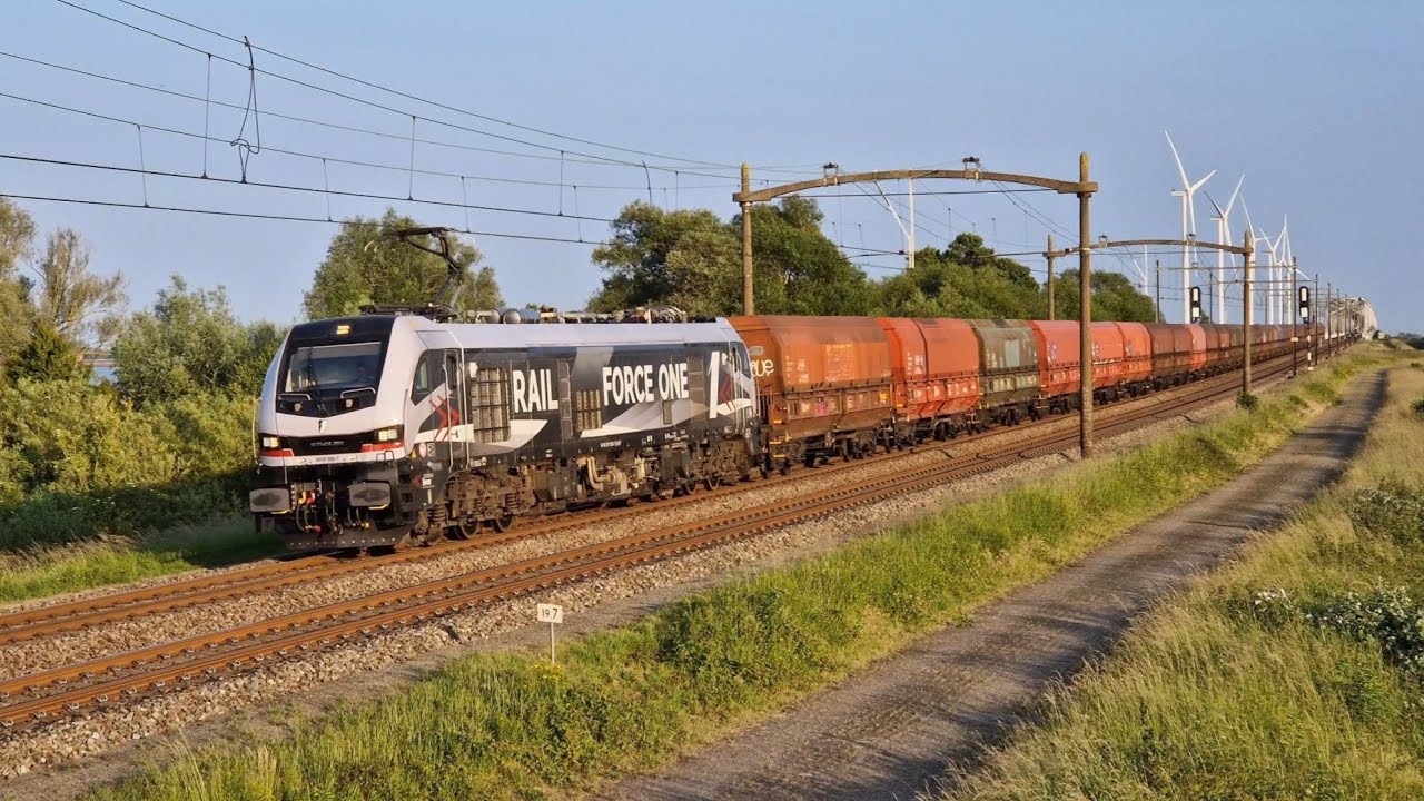 Grote drukte met goederentreinen bij Dordrecht op 7 juni 2024