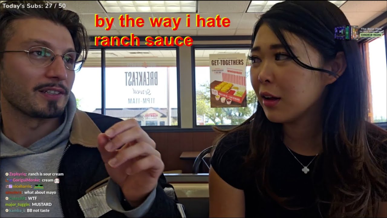 BBNO$ tries Whataburger for the first time with Emily