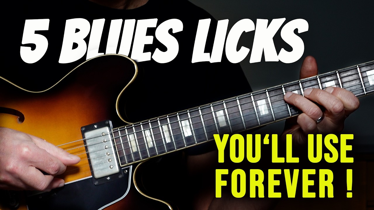 These 5 Blues Licks Will Instantly Upgrade Your Playing w/tabs