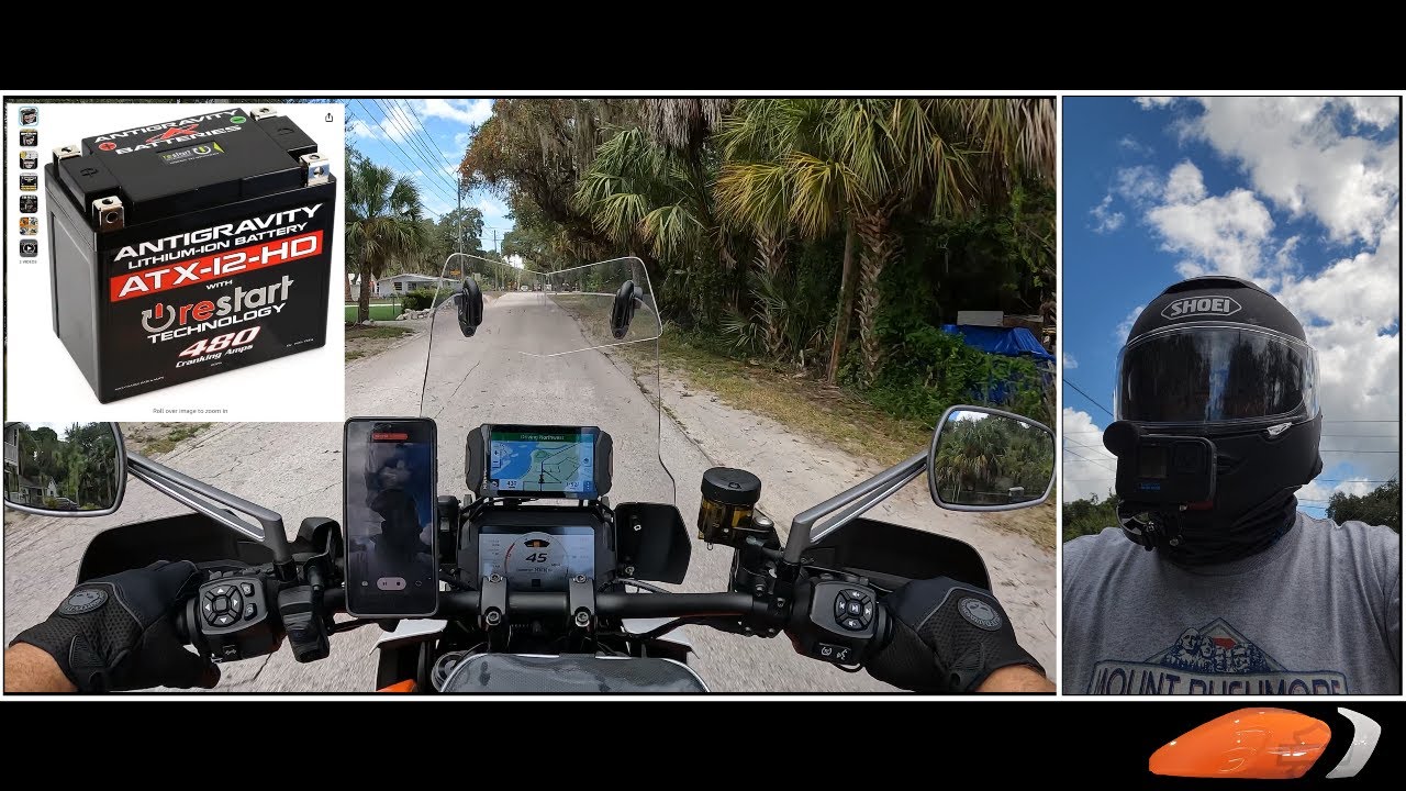 Harley-Davidson Pan America 1250s Lithium Battery Upgrade