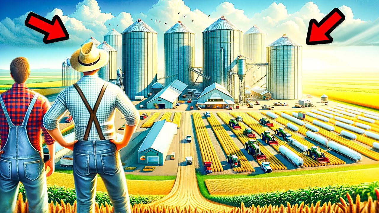 MEGA FARM on FLAT MAP | Farming Simulator 22 | SUPERCUT
