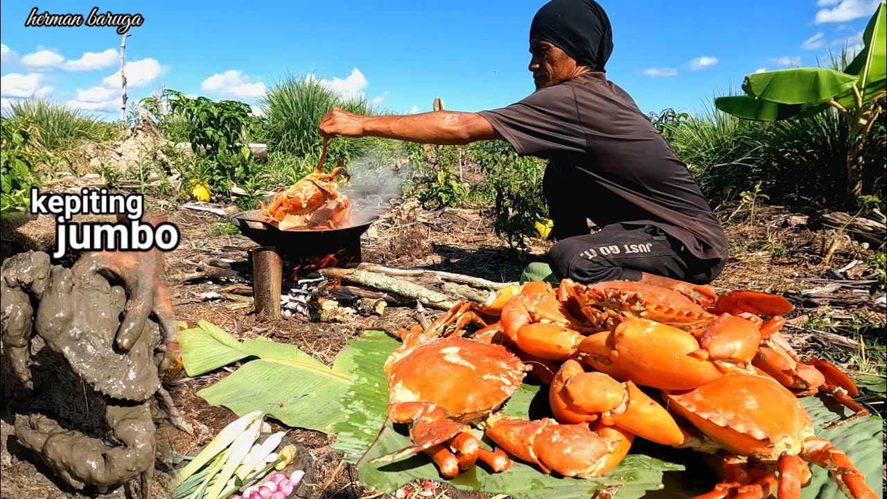 DI SINI SETIAP HARI BISA MAKAN KEPITING HASIL BURUAN SENDIRI