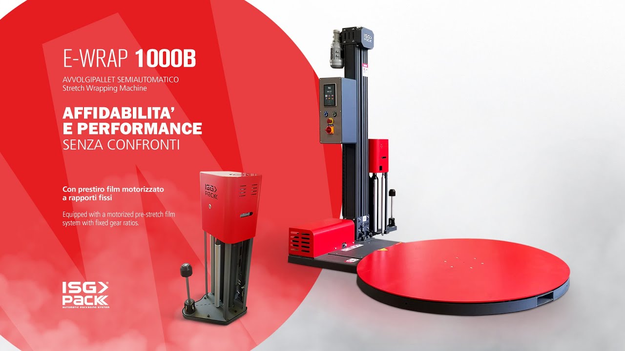 Avvolgitore E-Wrap 1000b con Prestiro Motorizzato a Rapporti Fissi | Demo Completa e Funzionamento