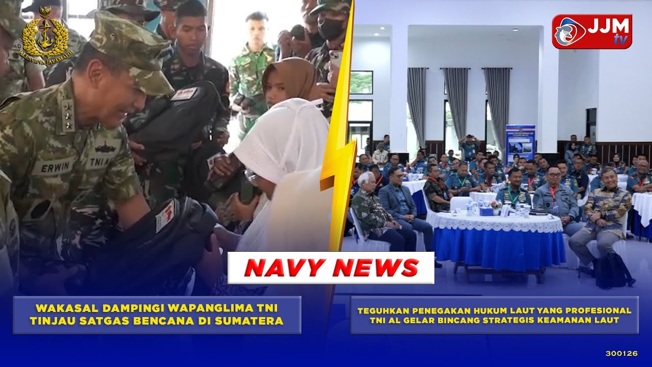 NAVY NEWS - WAKASAL DAMPINGI WAPANGLIMA TNI  & TNI AL GELAR BINCANG STRATEGIS KEAMANAN LAUT