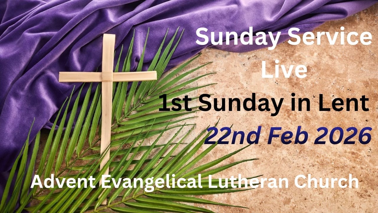 Sunday service Live, 1st Sunday in Lent, 22nd February 2026- AELC Santosh Nagar