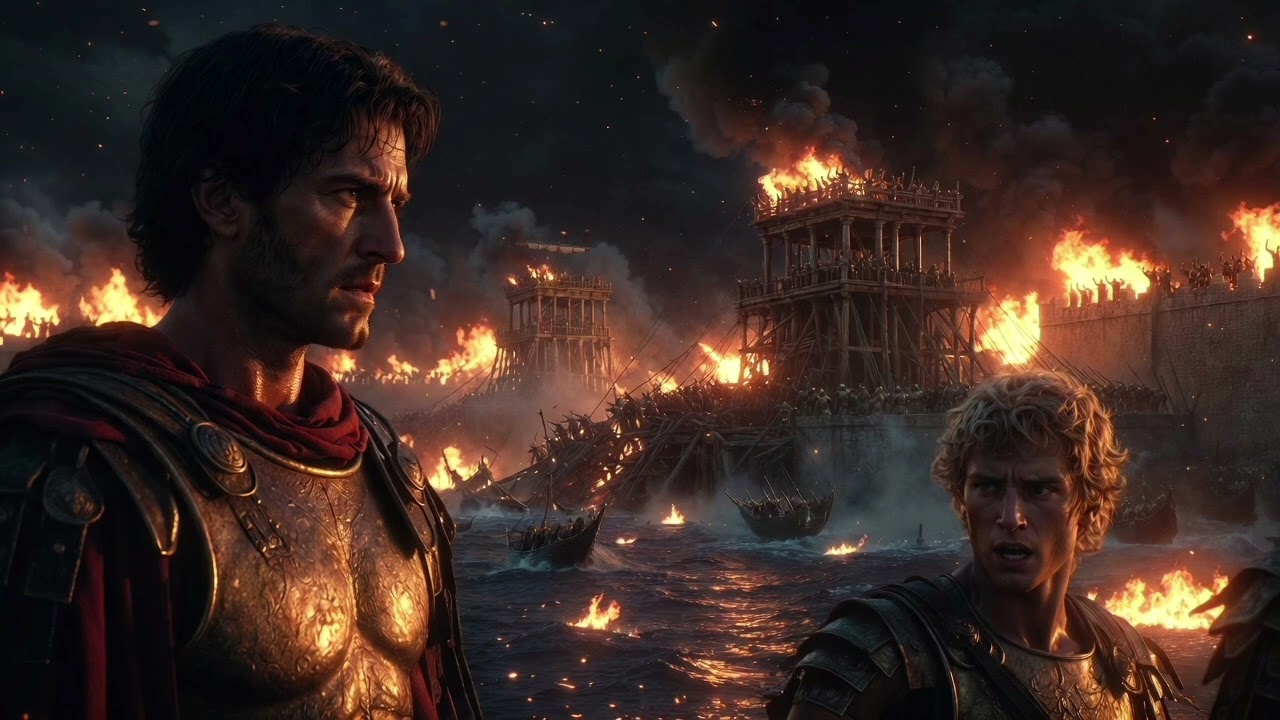 Alejandro Magno - Pérdicas - Fuego sobre el muelle