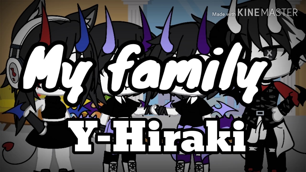 My family 🖤 /gacha life/ Oc story