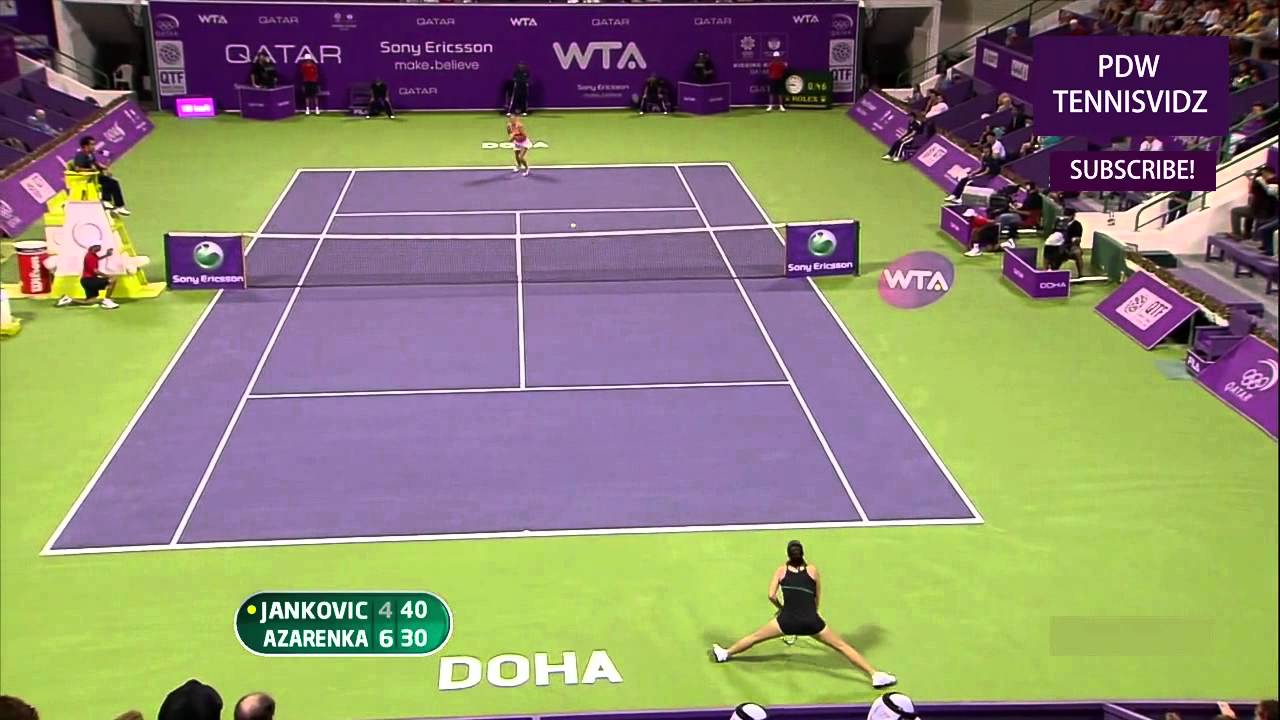 Azarenka vs Jankovic YEC 2010 Highlights