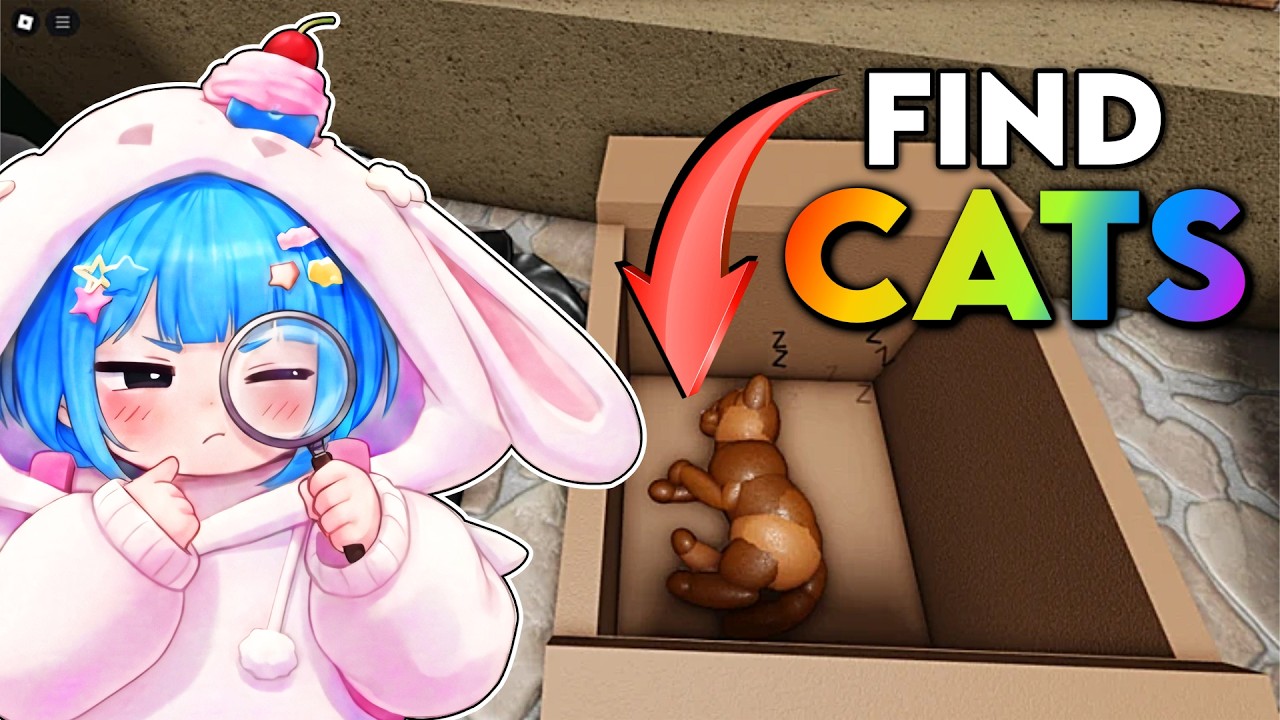 FIND THE CATS! I Found All the Secret Cats | Roblox Obby (4K)