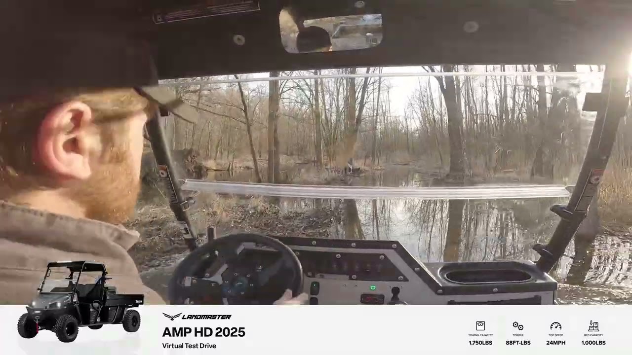 TEST DRIVING THE 2025 ALL-ELECTRIC AMP UTV: See what it can do!