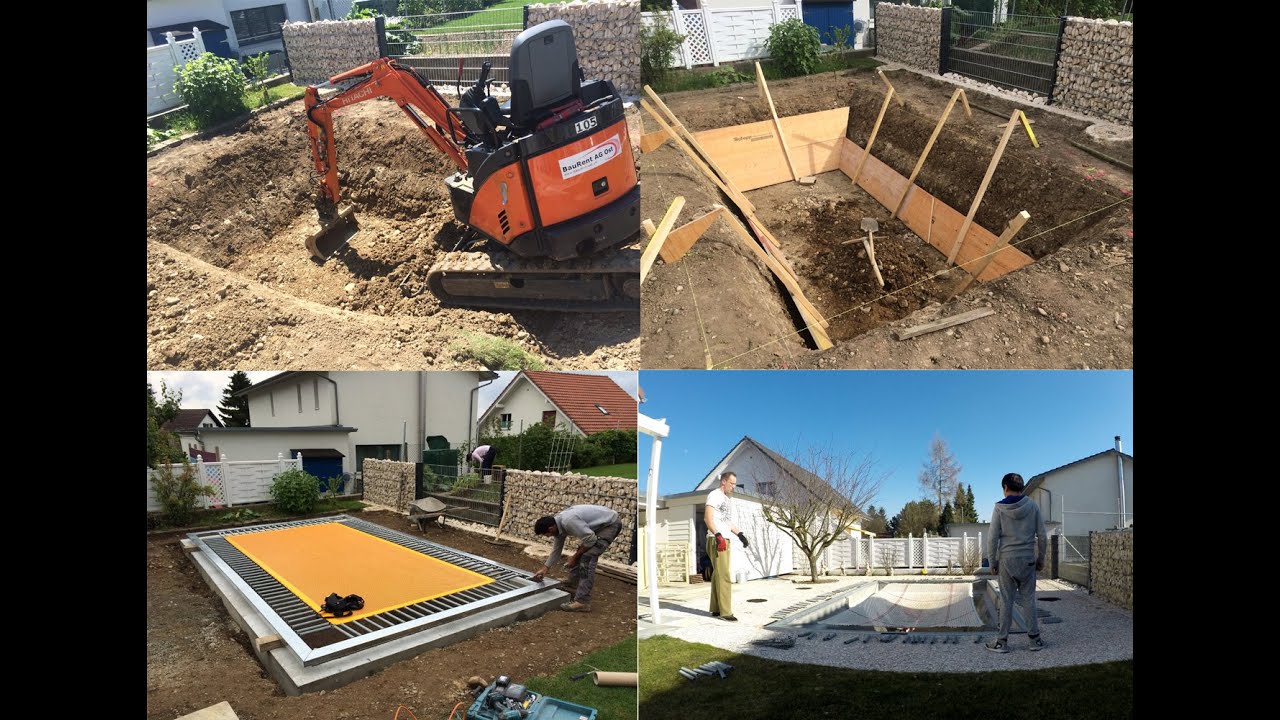 Installing the Eurortramp Inground Trampoline 4x4