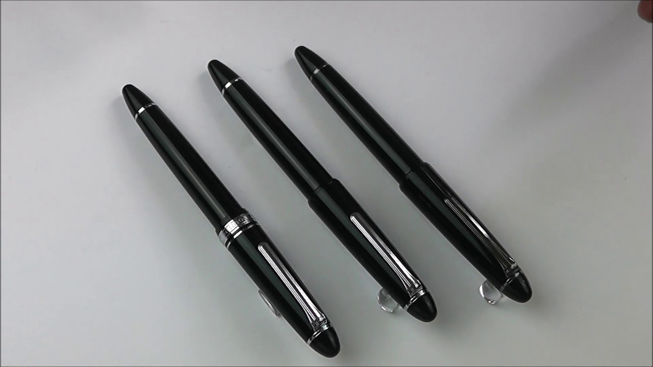 Sailor 1911 Ringless Simply Black and Blackout Limited Edition
