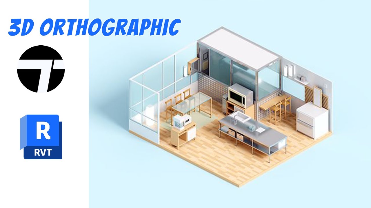Revit architecture (isometric 3D with Twinmotion) Quick video✅