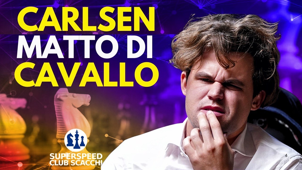 Ragazzino UMILIA Magnus Carlsen con il Matto di Cavallo più BELLO della Storia!
