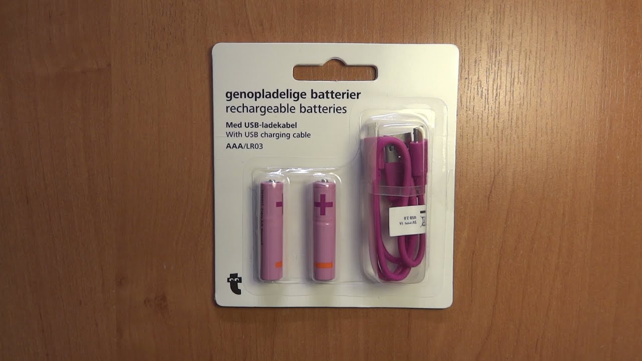 microUSB rechargeable AAA Ni-MH battery from Flying Tiger - review and teardown