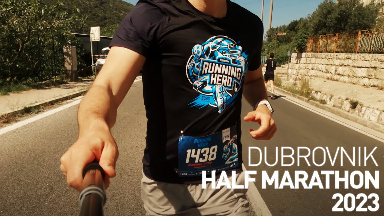 Du Motion 2023 half marathon race, Dubrovnik, Croatia