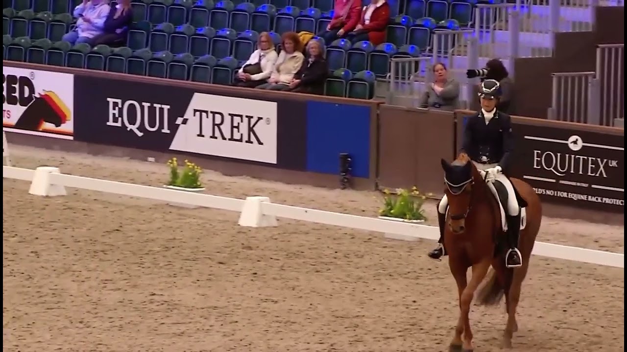 Reserve Champion Inter 1 Freestyle 2024 British Dressage Winter Championships with Hawtins Lirica