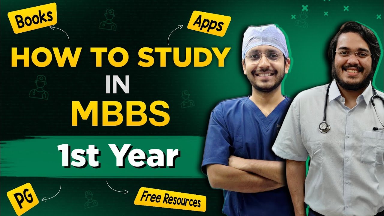 How to Study in MBBS 1st Year? Books | Apps | PG | Free Resources by Dr Aman ft. @RishabhJain2970