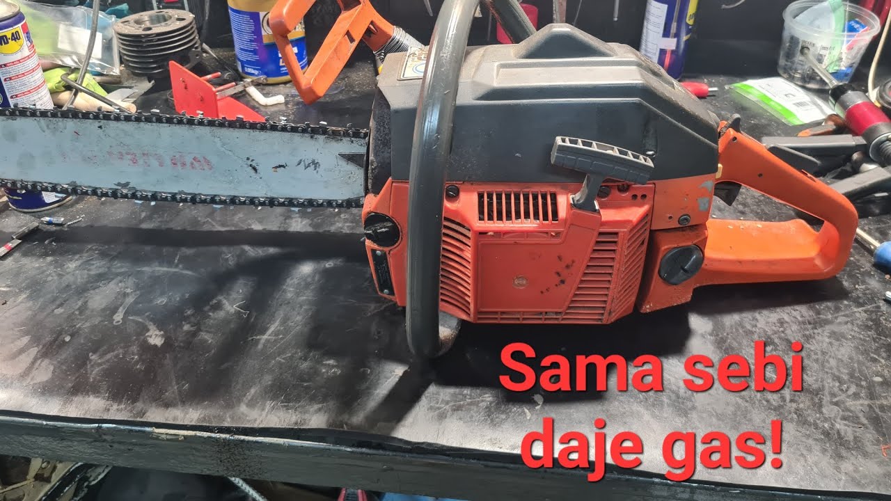 Husqvarna 61- Sama Povecava Obrtaje Kad Se Ugrije, Los Odziv Na Gas
