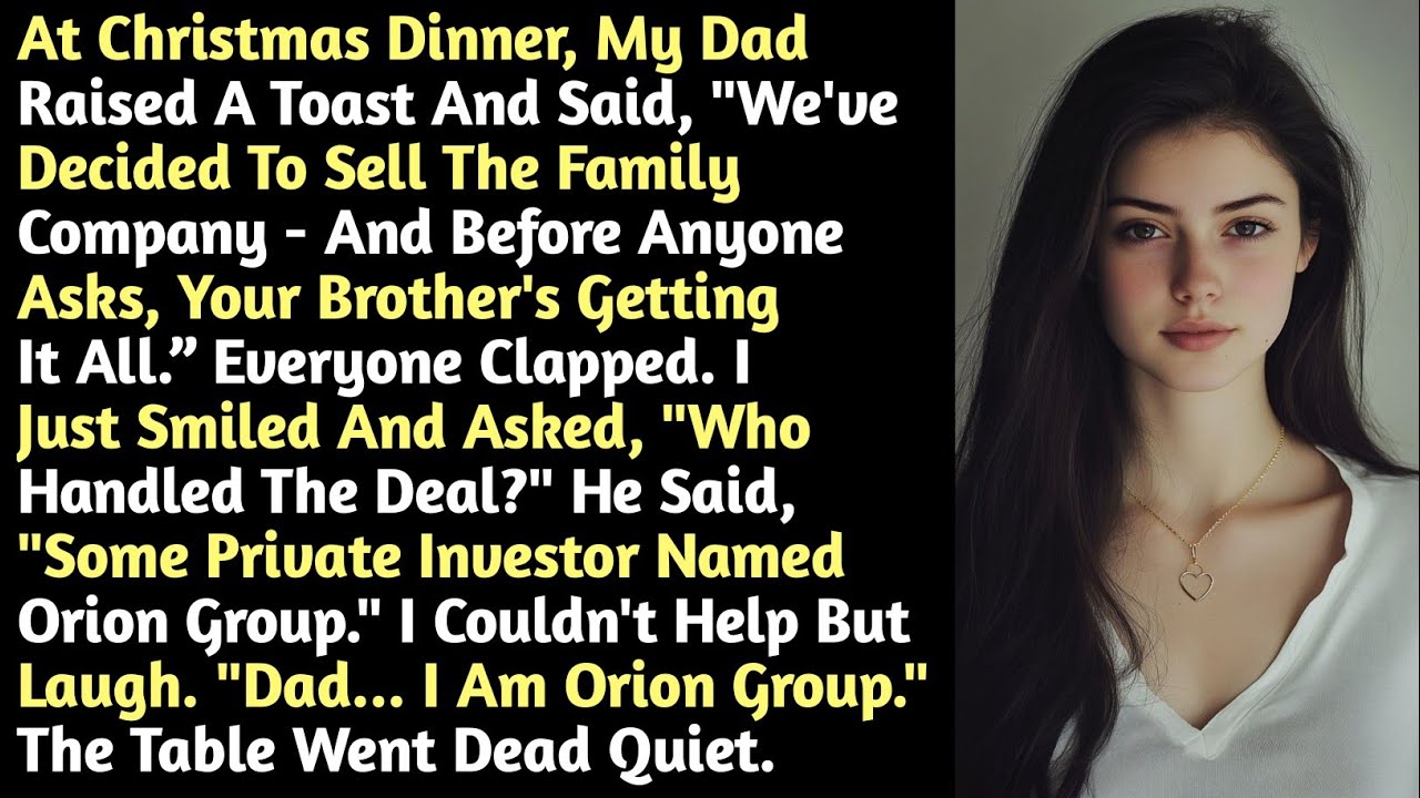 At Christmas Dinner, My Dad Raised A Toast And Said, 