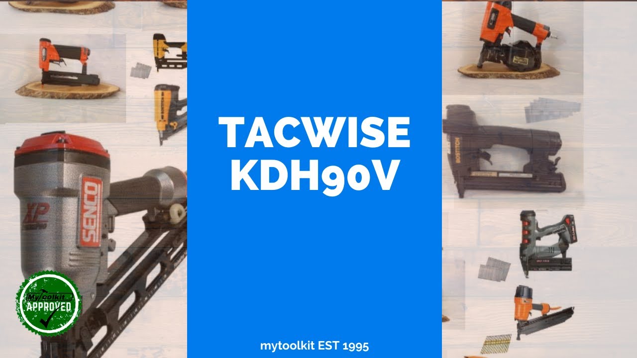 Tacwise 34 Degree Strip Nailer KDH90V Review and Demonstration