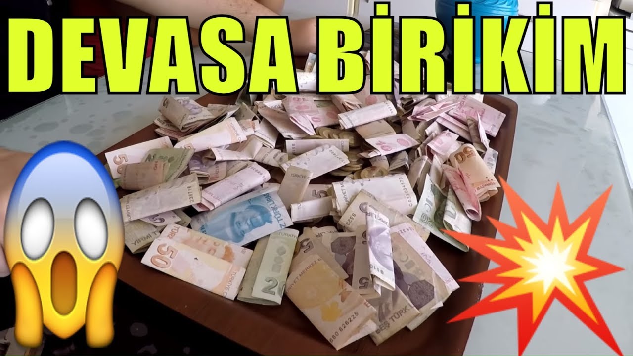 KUMBARA AÇMA (KUMBARA PATLAMA) DEVASA BİRİKİM