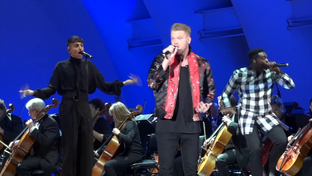 Pentatonix – Sing (Opening Song) – Hollywood Bowl Los Angeles, CA 7-3-2017