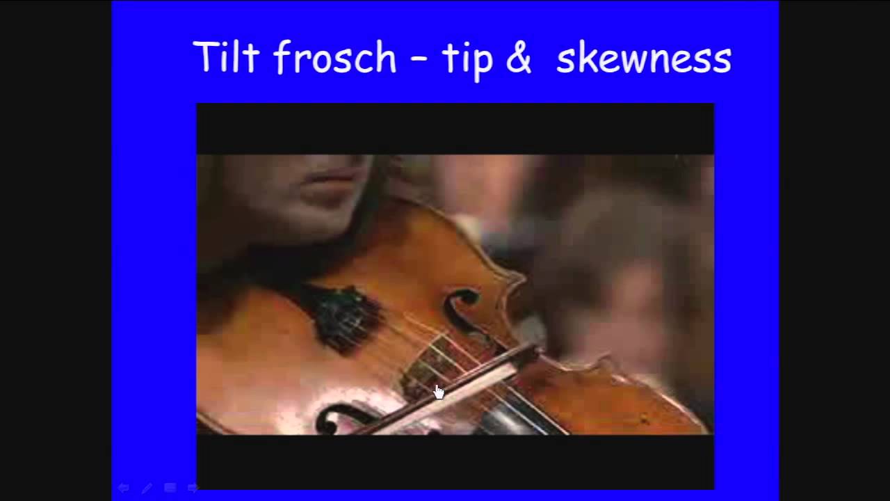 Anders Askenfelt - Violin bows and bowing - action and gestures