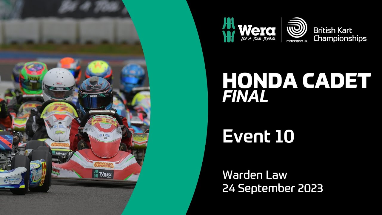 Honda Cadet Final | Event 10, Warden Law | Wera Tools British Kart Championships 2023