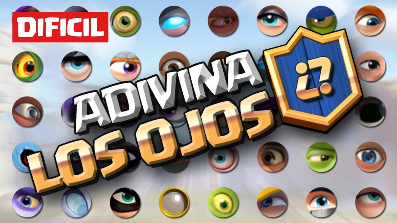 ADIVINA LA CARTA DE CLASH ROYALE POR SUS OJOS - NIVEL DIFÍCIL | tusadivi
