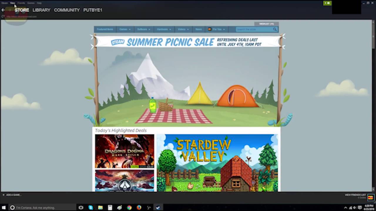 STEAM - How to View Your Inventory