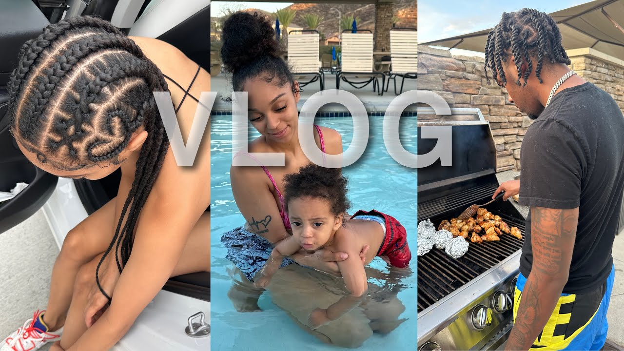 WEEKLY VLOG: I got a new hairstyle !! + Starting my own brand?+ Kai learns to swim! + Family Time!