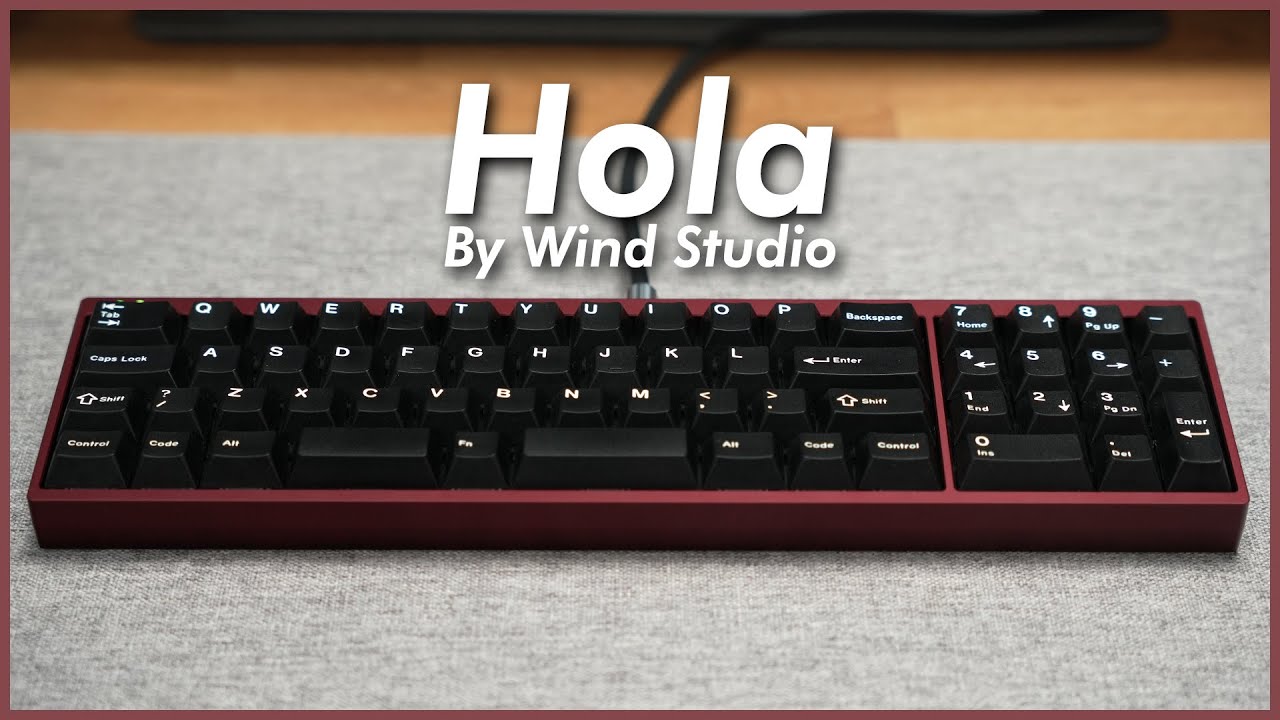 Wind Studio Hola 👋 | A 40% Keyboard With a Numpad!