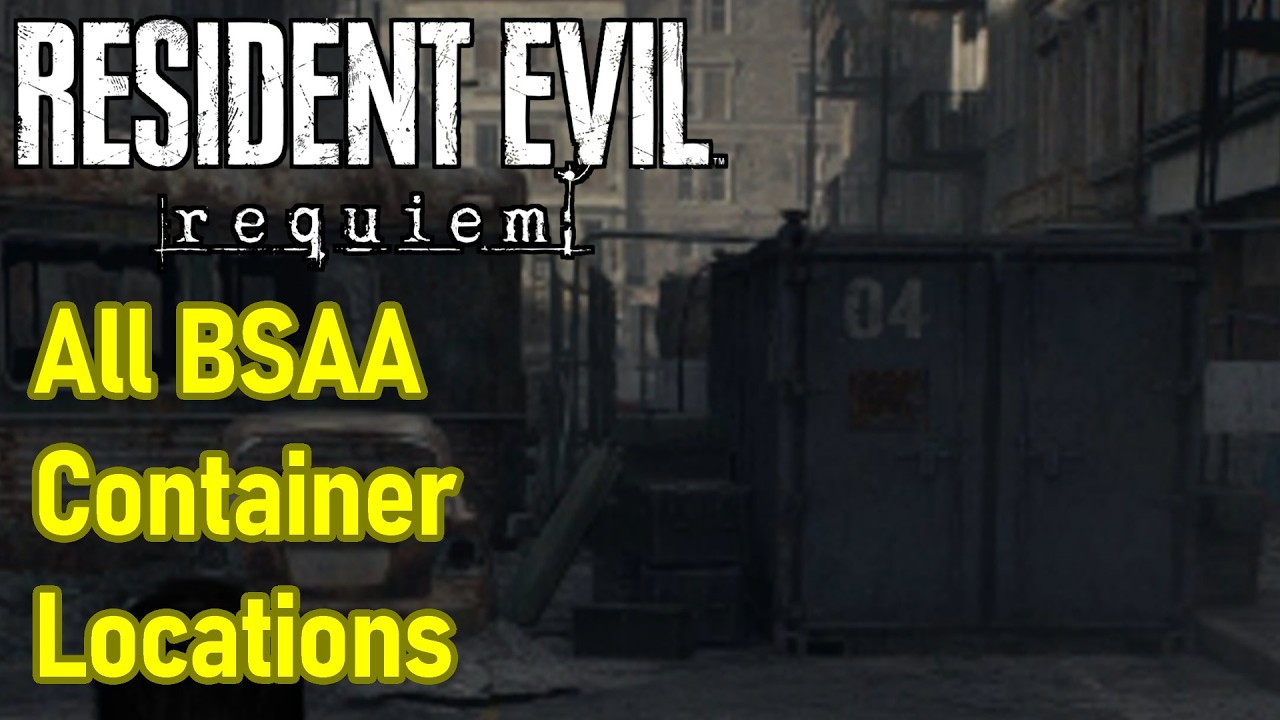 Resident Evil Requiem All BSAA Container Locations in Head to Racoon City Mission