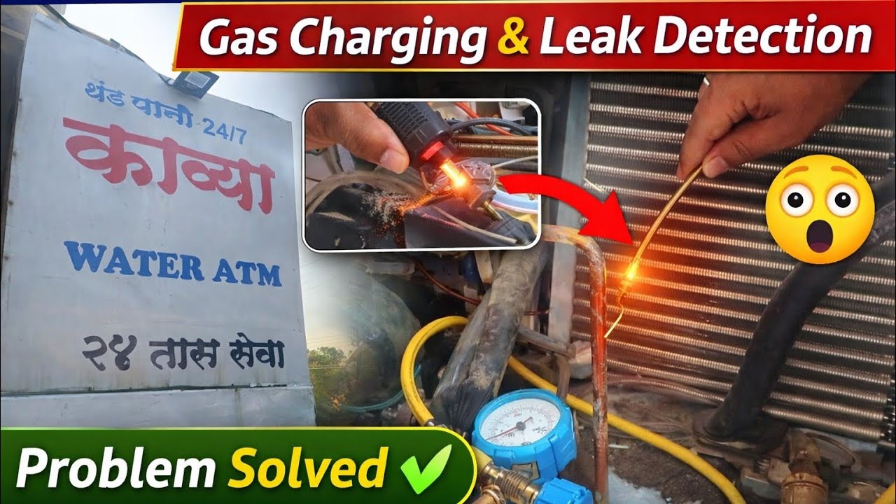Water Cooler Not Cooling? 😱 Full Repair & Gas Charging Step by Step | Water ATM Service 🔥