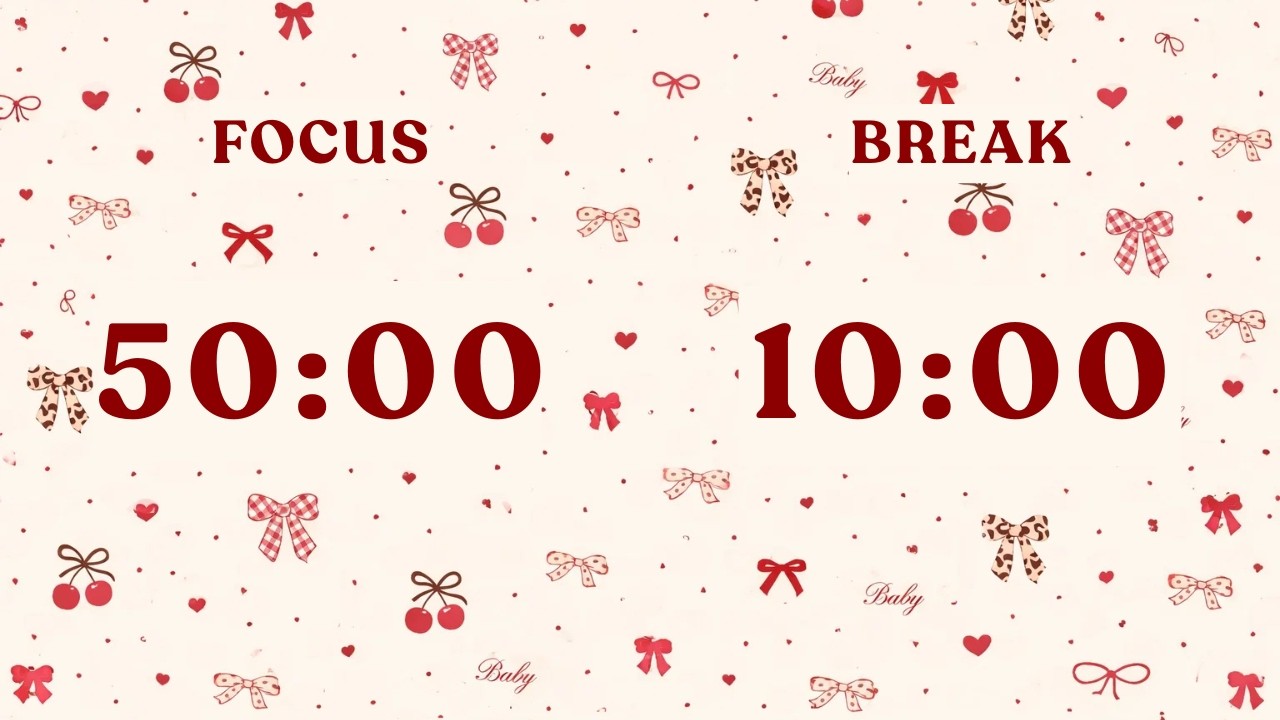 [Day 9] 50/10 Pomodoro Timer – 3 Hours Study | No Music | Deep Focus | Study with me